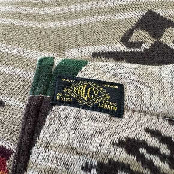Polo by Ralph Lauren Shawl Collar Navajo Western Print Knit Cardigan Sweater, M - Picture 9 of 14